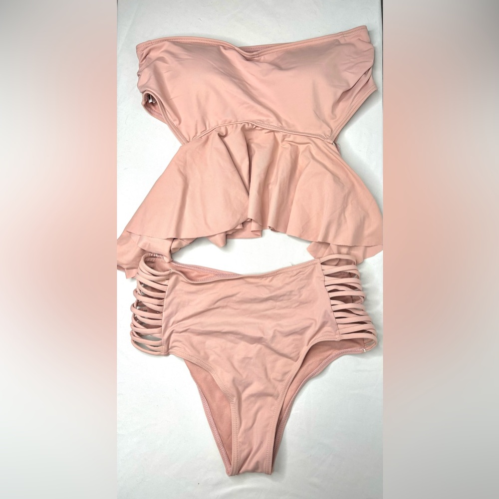 Blush pink 2 piece bikini size medium